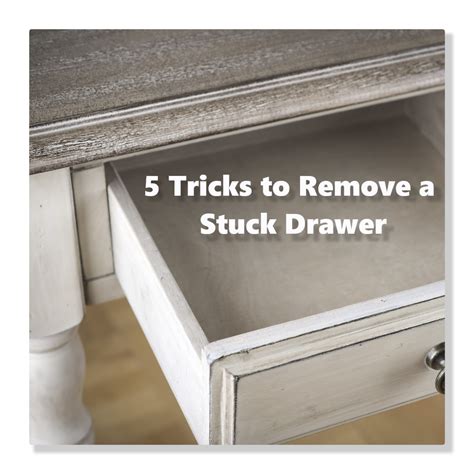 remove dresser drawer from center metal